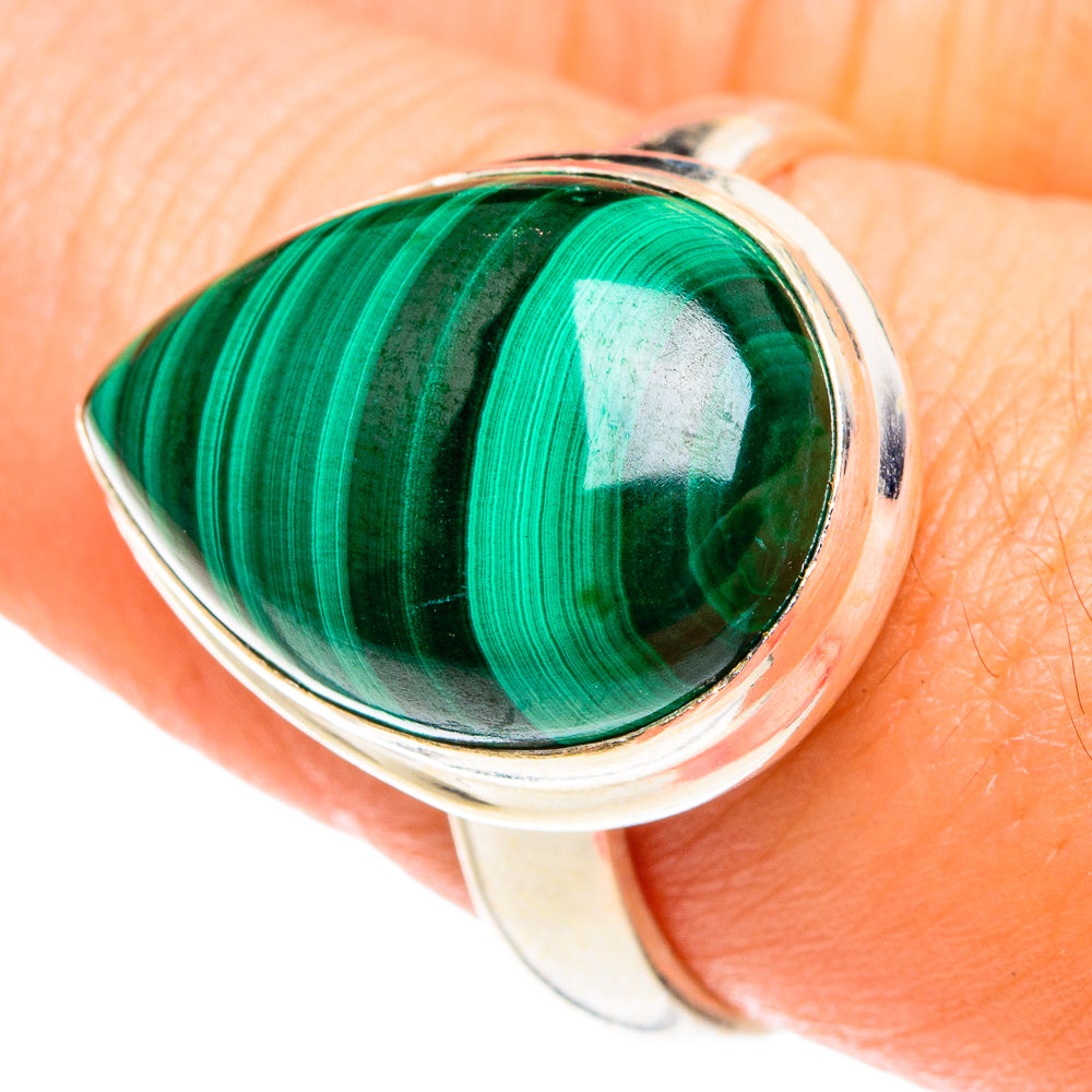 Malachite Rings handcrafted by Anasilvercos - RING76272