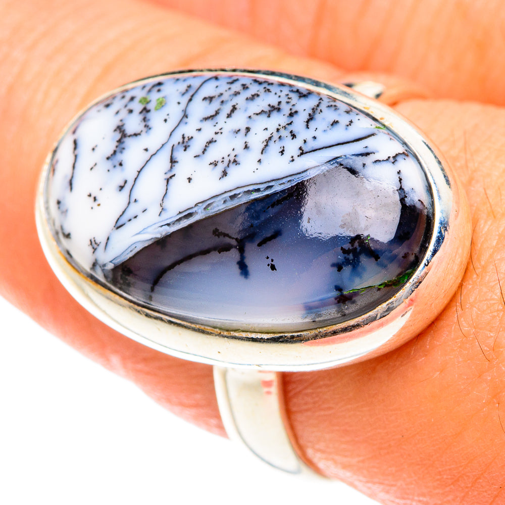 Dendritic Opal Rings handcrafted by Anasilvercos - RING76292