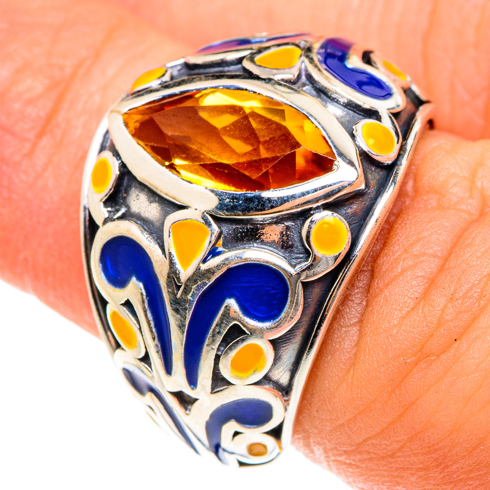 Citrine Rings handcrafted by Anasilvercos - RING76293
