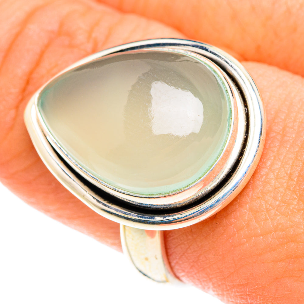 Prehnite Rings handcrafted by Anasilvercos - RING76301