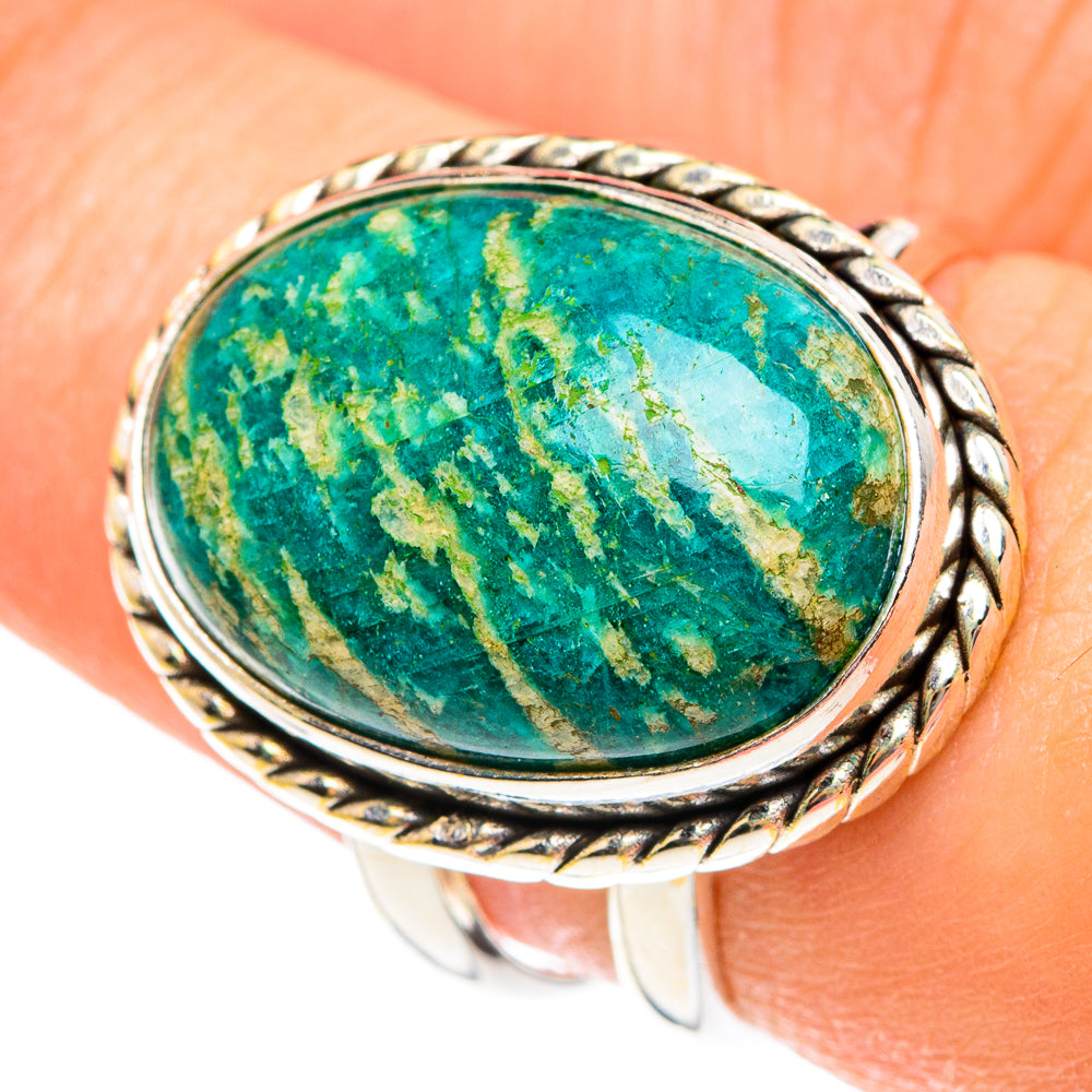 Amazonite Rings handcrafted by Anasilvercos - RING76302