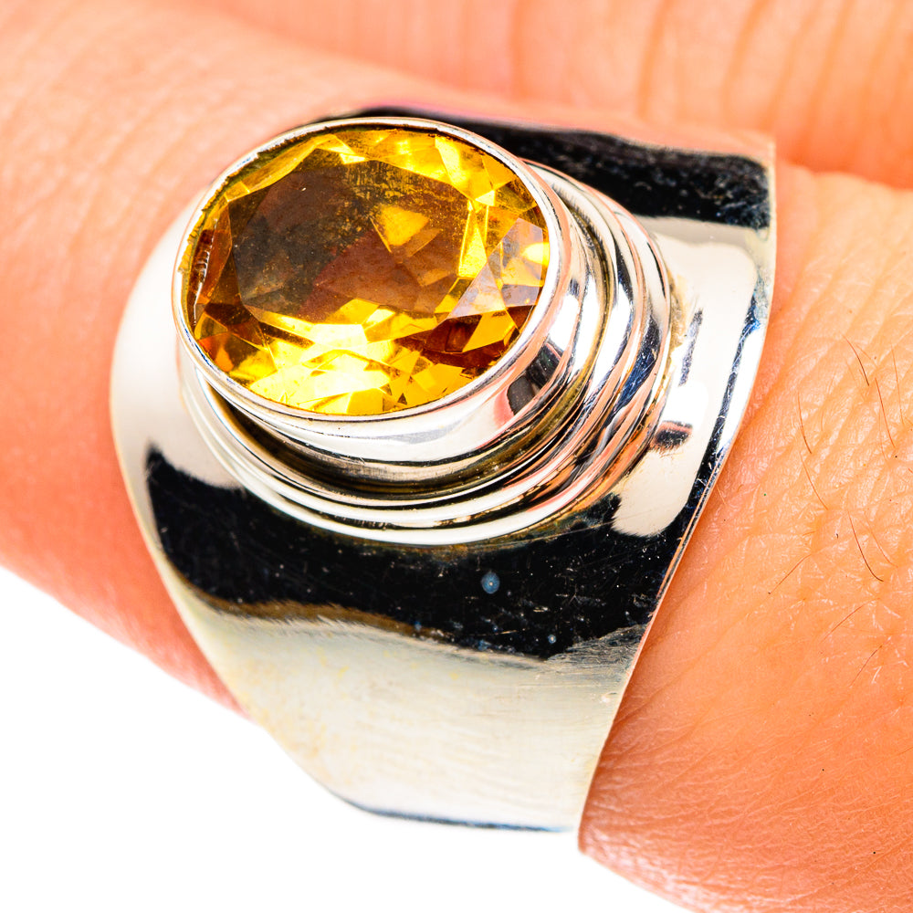 Citrine Rings handcrafted by Anasilvercos - RING76304