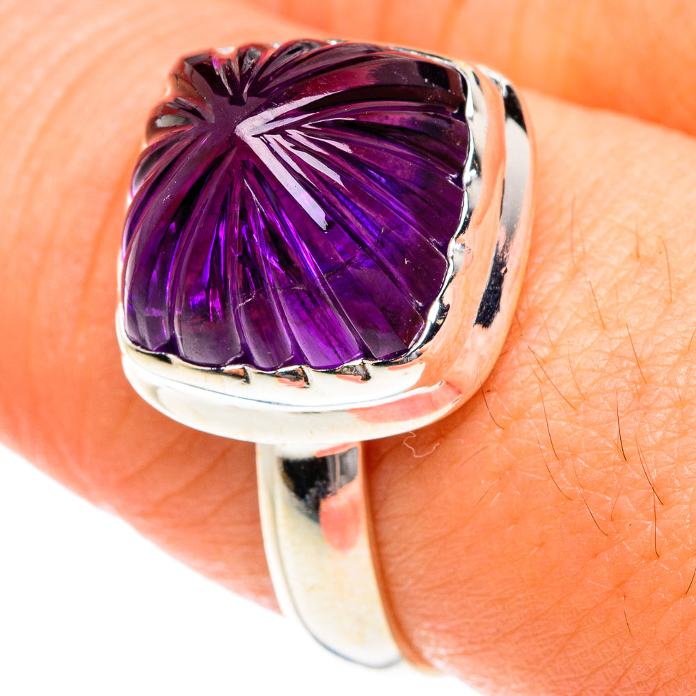 Amethyst Rings handcrafted by Anasilvercos - RING76313