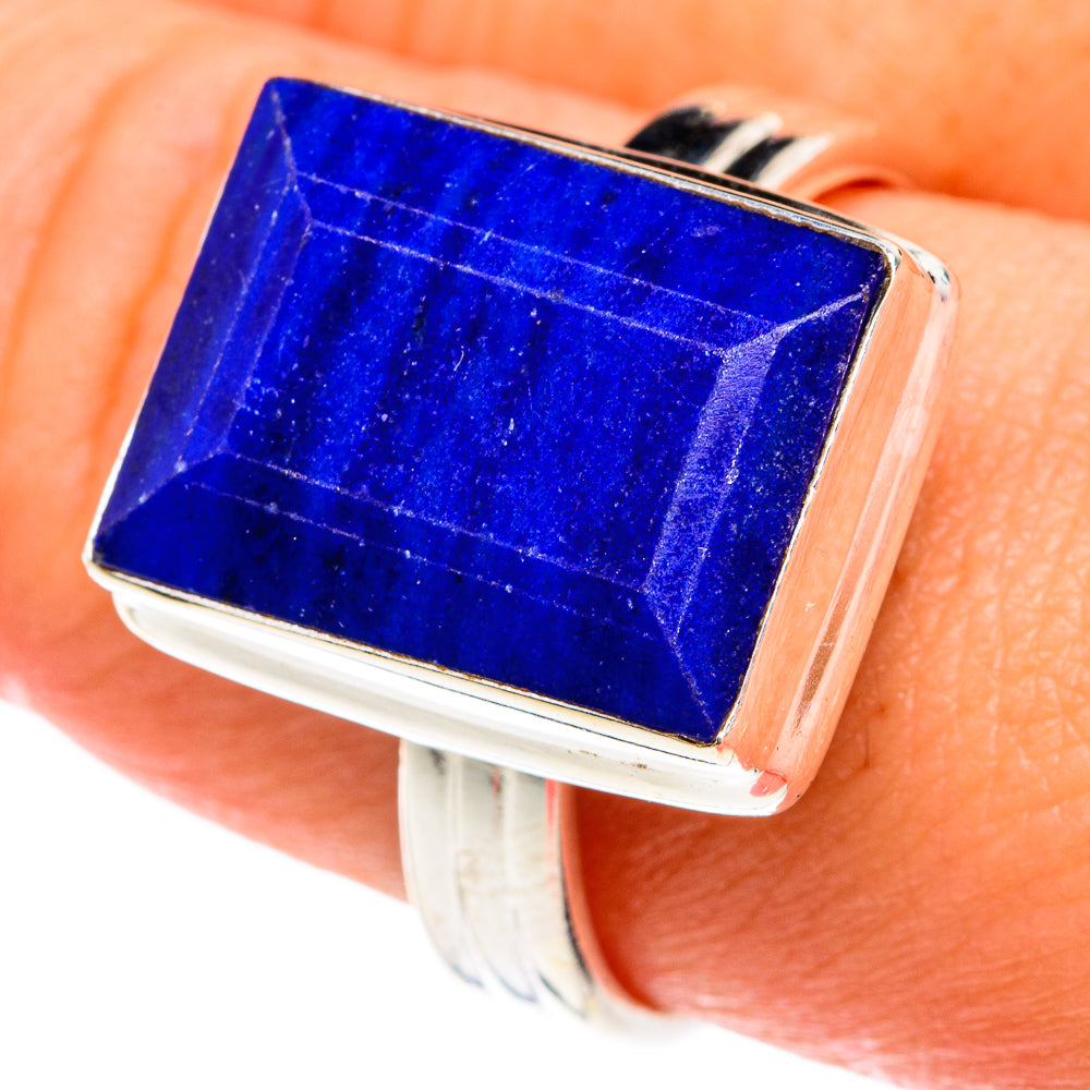 Lapis Lazuli Rings handcrafted by Anasilvercos - RING76325