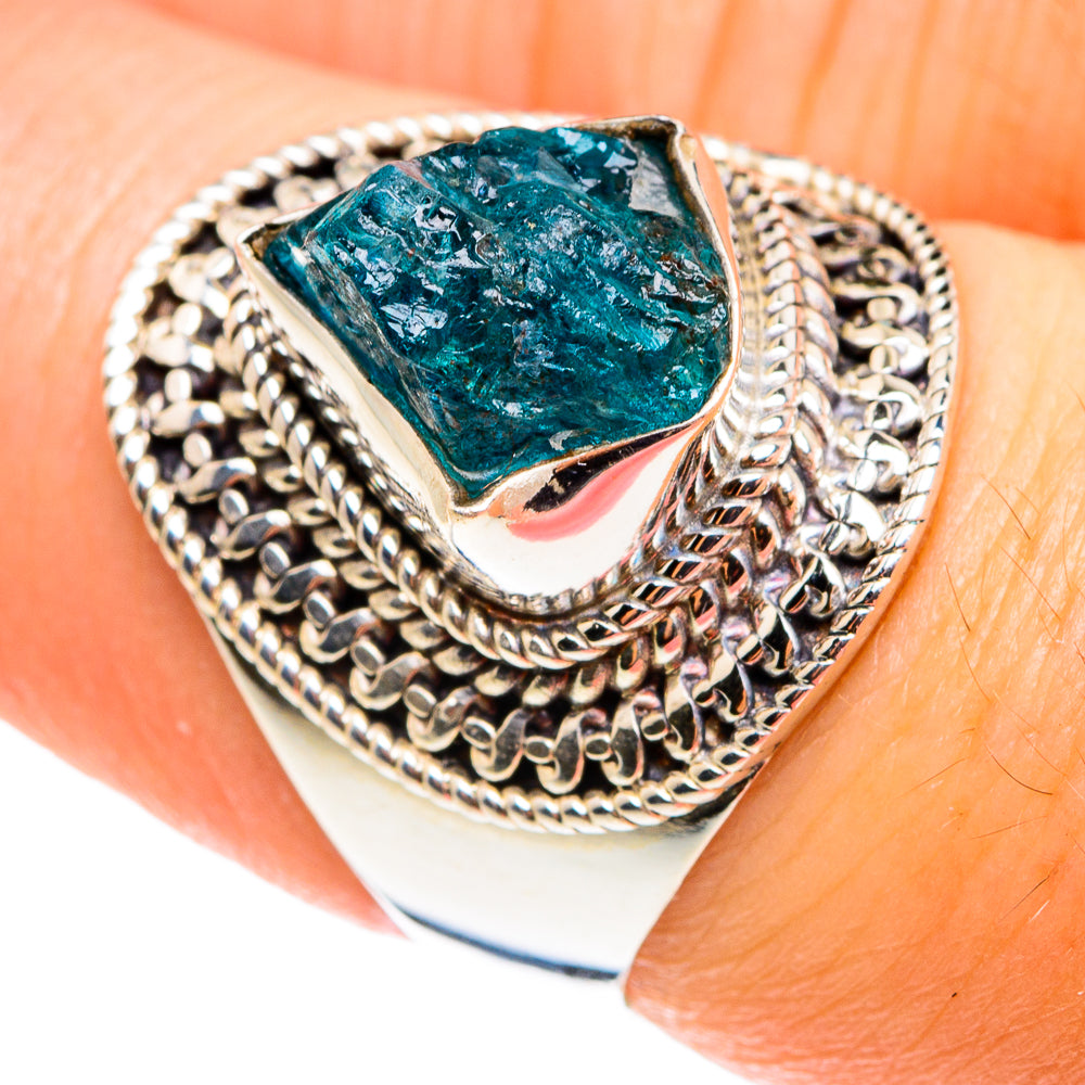 Apatite Rings handcrafted by Anasilvercos - RING76331