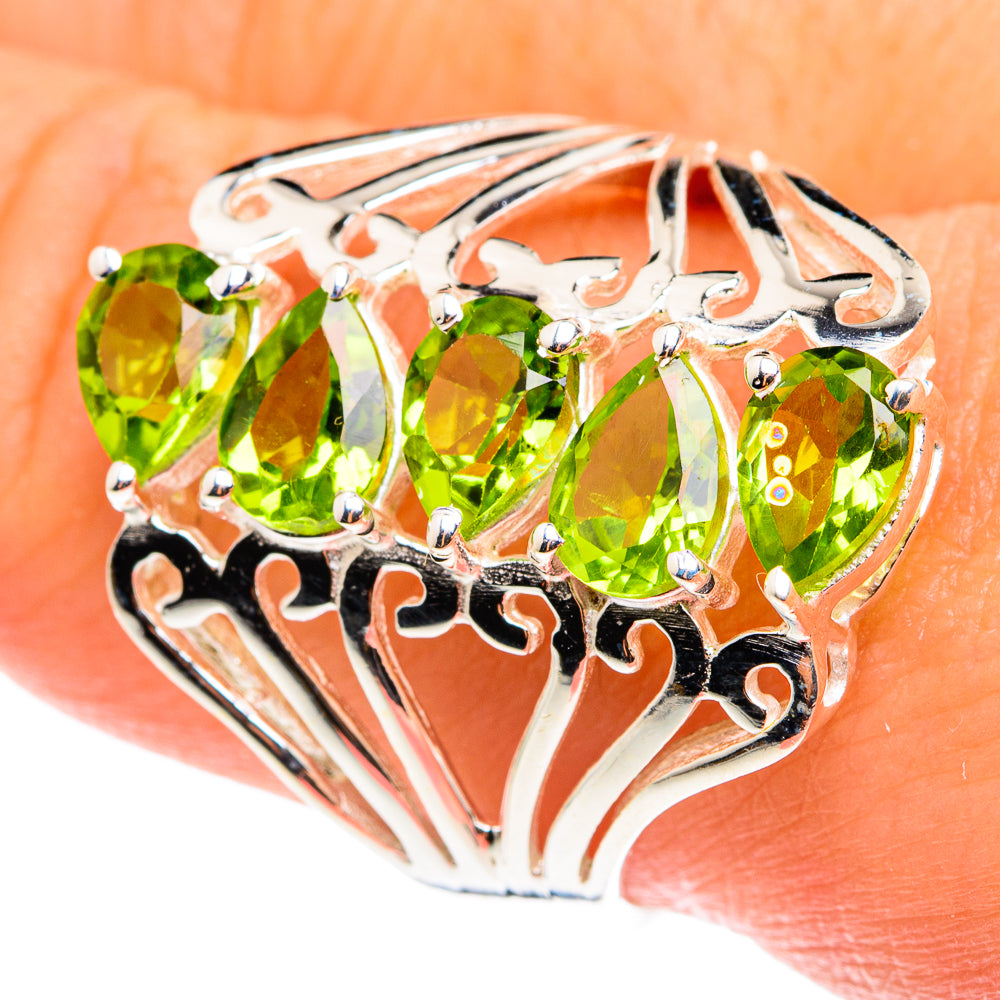 Peridot Rings handcrafted by Anasilvercos - RING76333