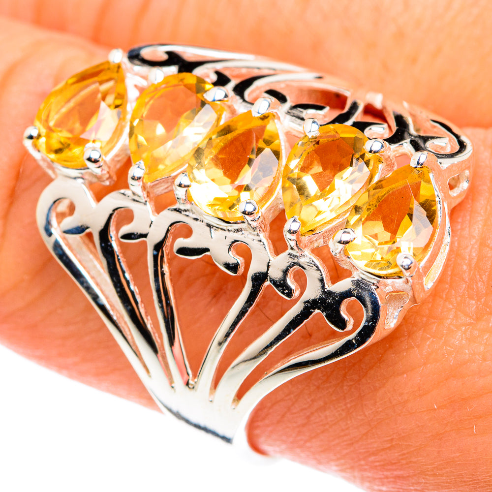 Citrine Rings handcrafted by Anasilvercos - RING76337