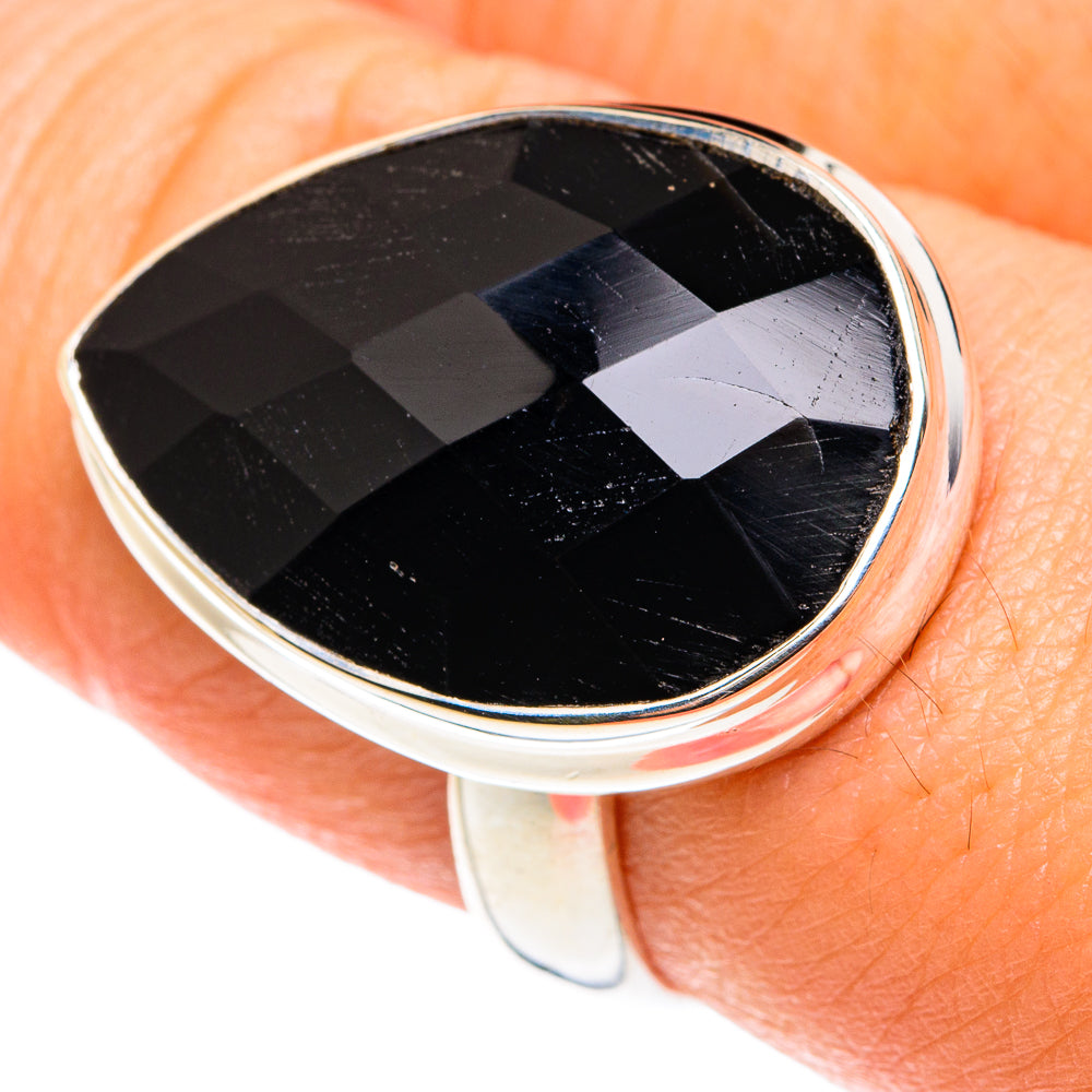 Black Onyx Rings handcrafted by Anasilvercos - RING76348