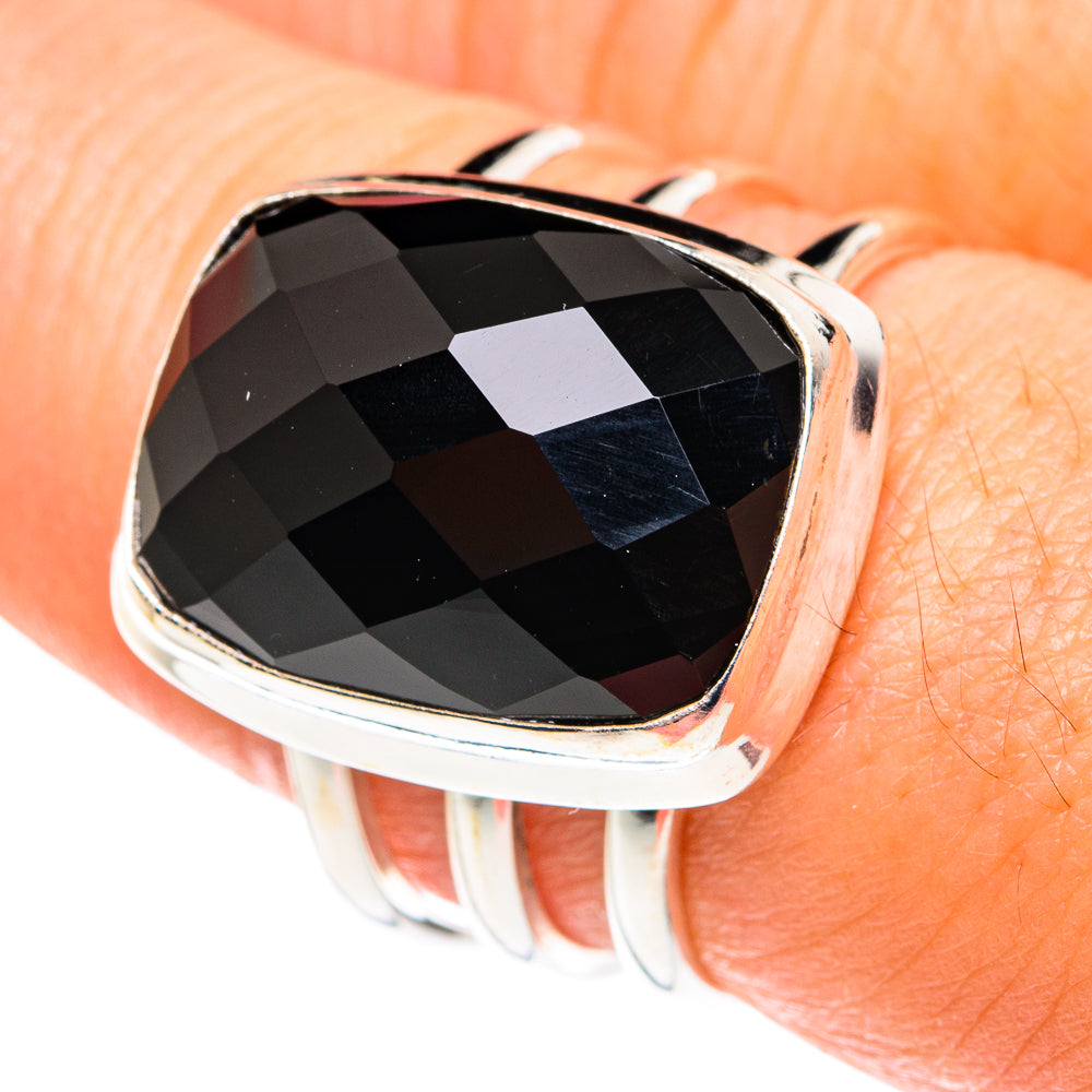 Black Onyx Rings handcrafted by Anasilvercos - RING76349