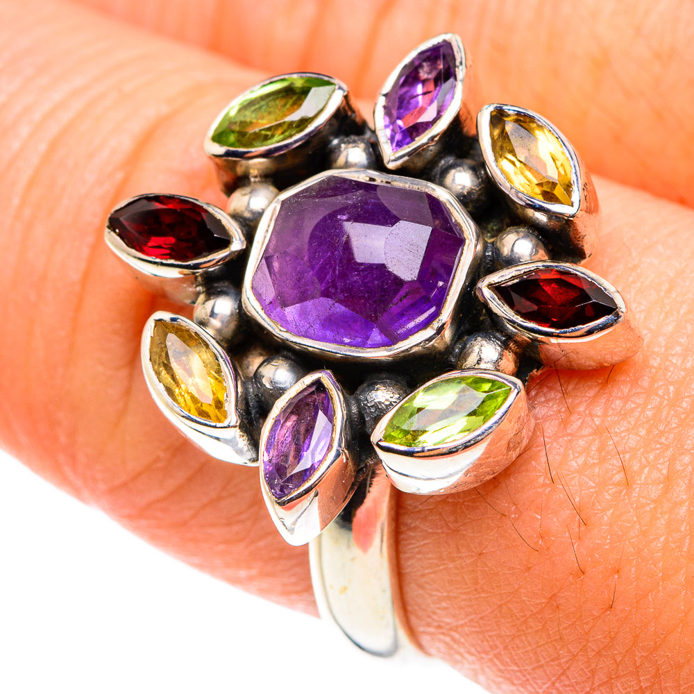 Amethyst Rings handcrafted by Anasilvercos - RING76352