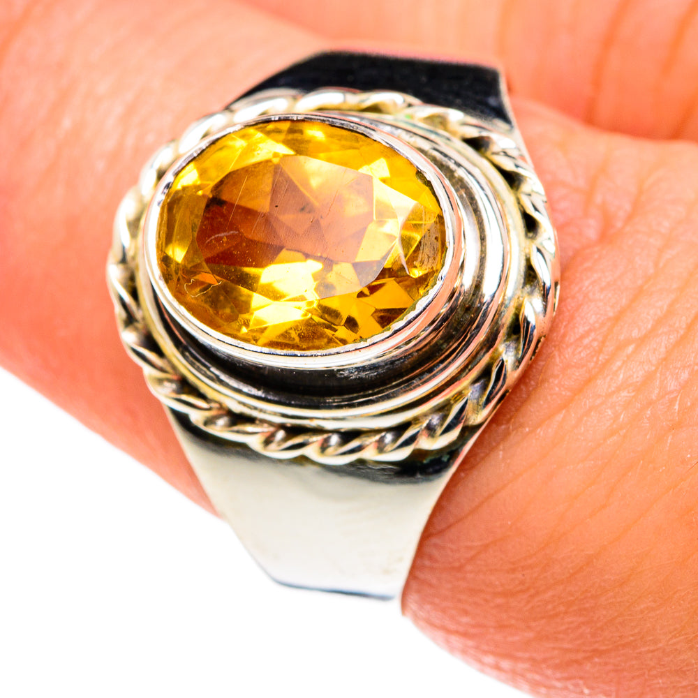 Citrine Rings handcrafted by Anasilvercos - RING76372