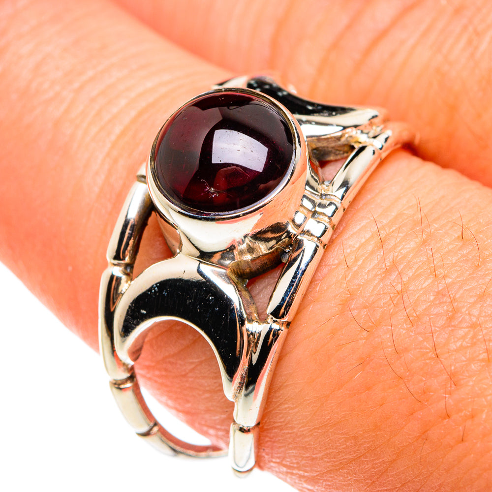 Garnet Rings handcrafted by Anasilvercos - RING76376