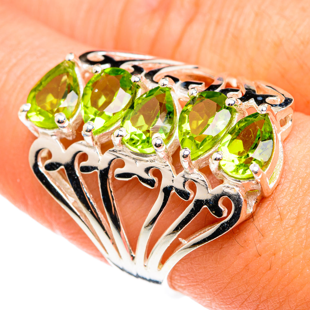 Peridot Rings handcrafted by Anasilvercos - RING76400
