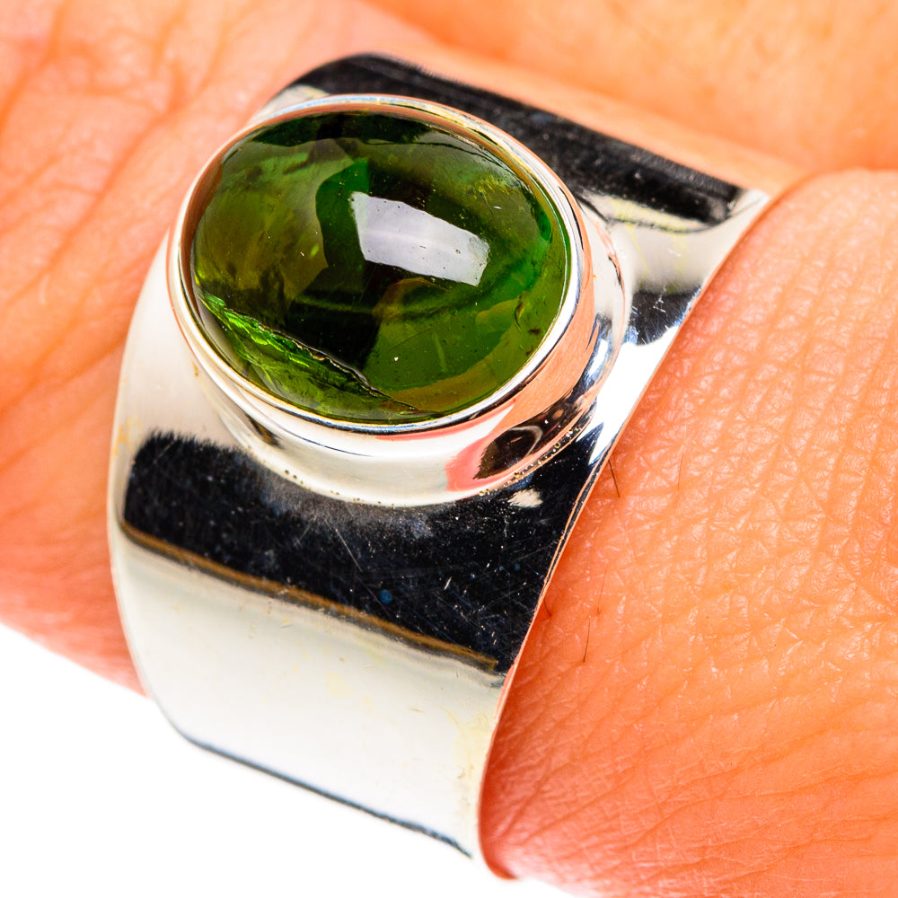 Green Aventurine Rings handcrafted by Anasilvercos - RING76401