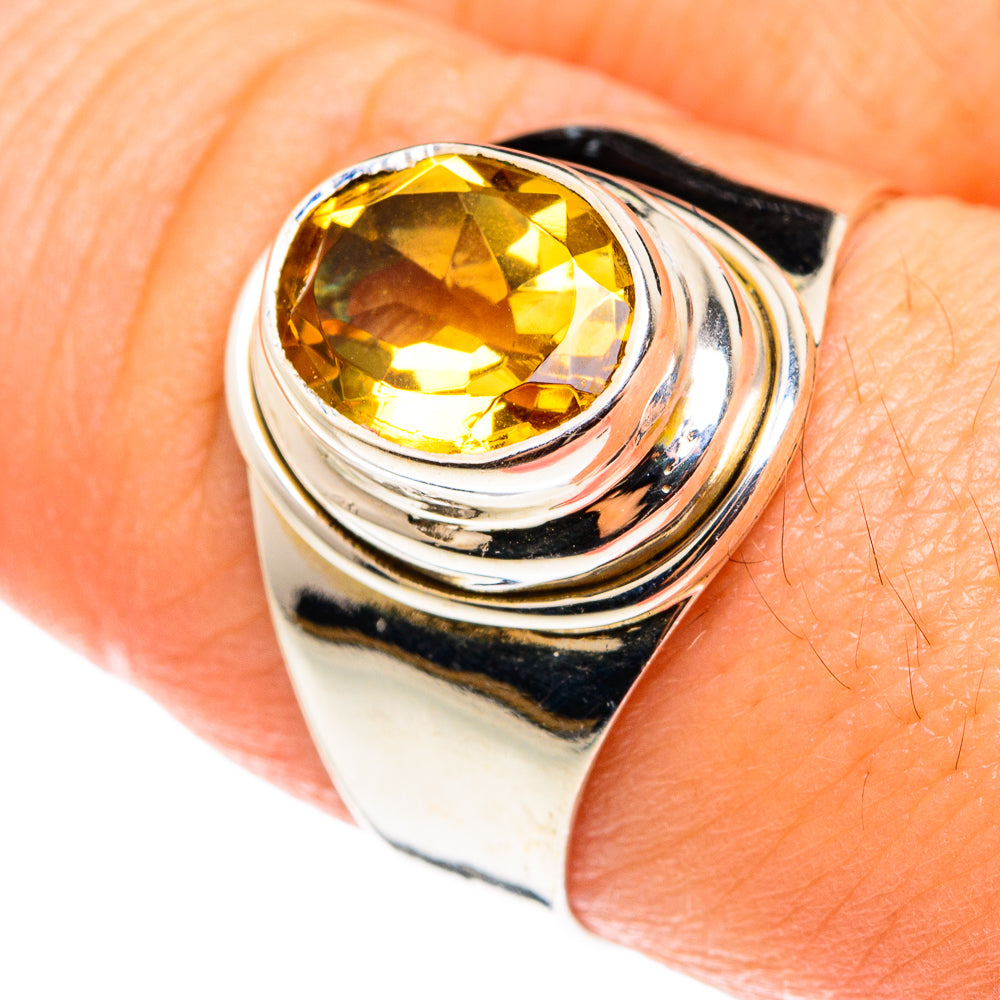 Citrine Rings handcrafted by Anasilvercos - RING76403