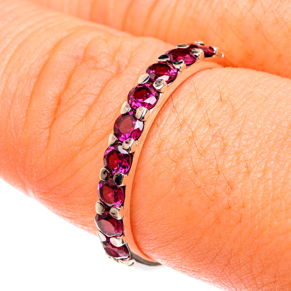 Garnet Rings handcrafted by Anasilvercos - RING76407