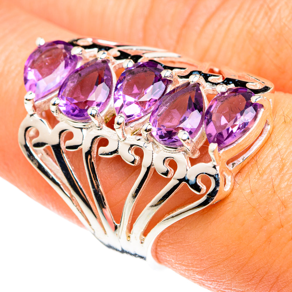 Amethyst Rings handcrafted by Anasilvercos - RING76410