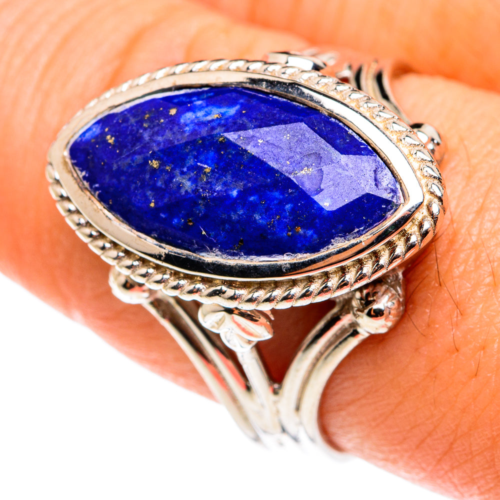 Lapis Lazuli Rings handcrafted by Anasilvercos - RING76452