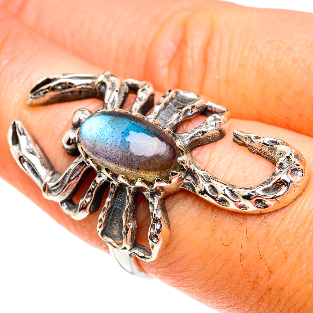 Labradorite Rings handcrafted by Anasilvercos - RING76453