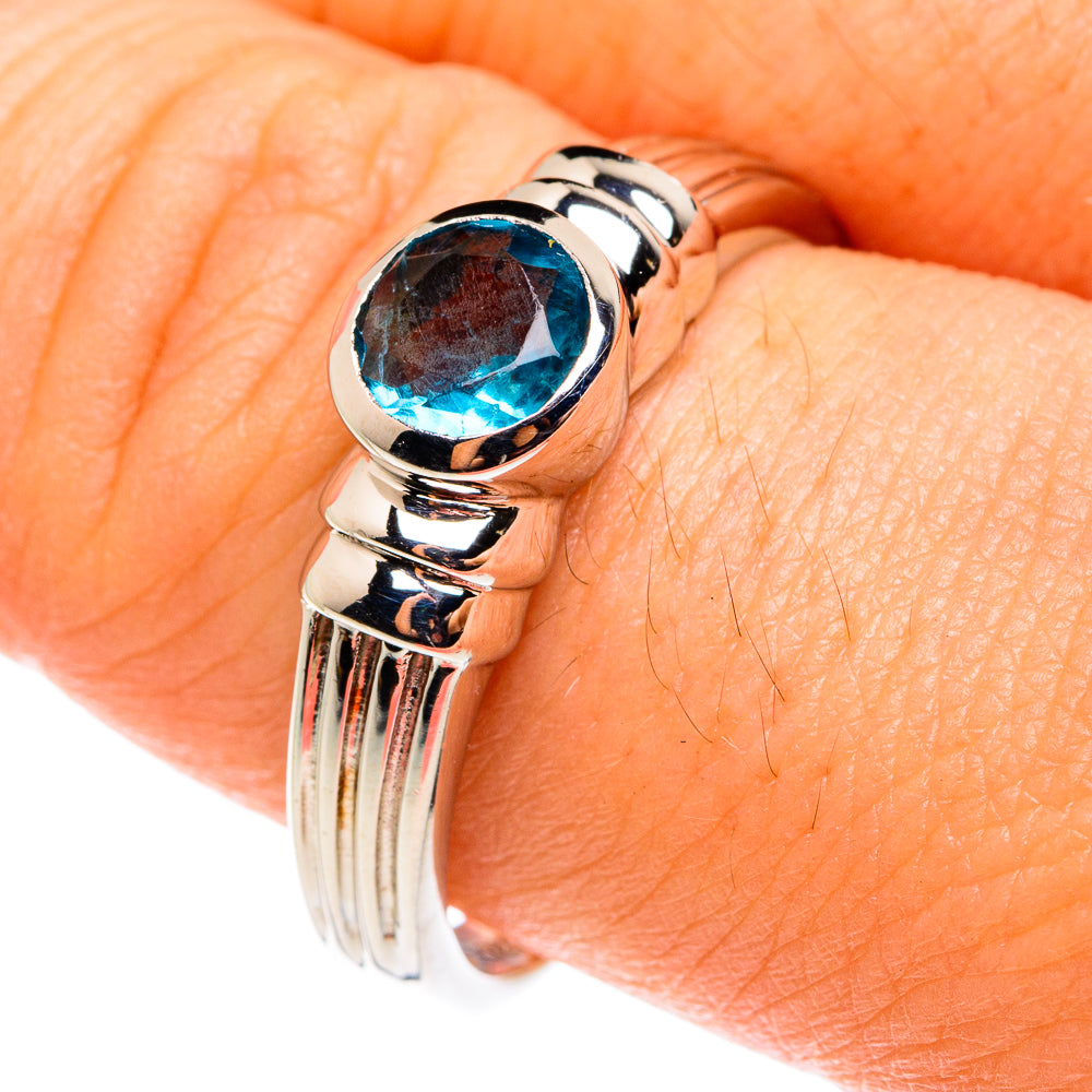 Blue Topaz Rings handcrafted by Anasilvercos - RING76455