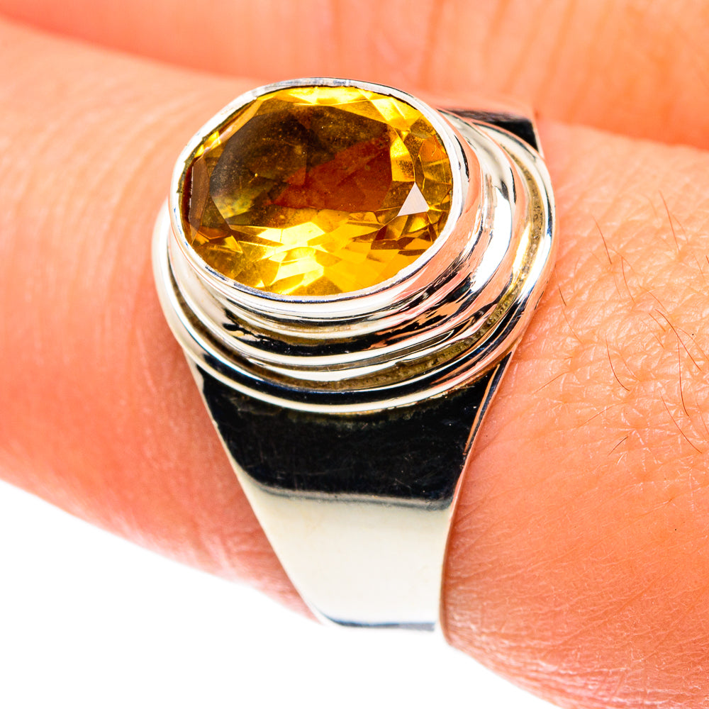 Citrine Rings handcrafted by Anasilvercos - RING76464