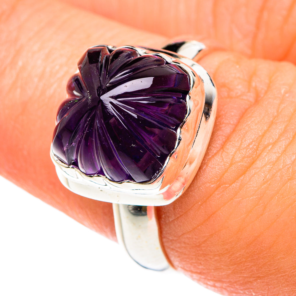 Amethyst Rings handcrafted by Anasilvercos - RING76472