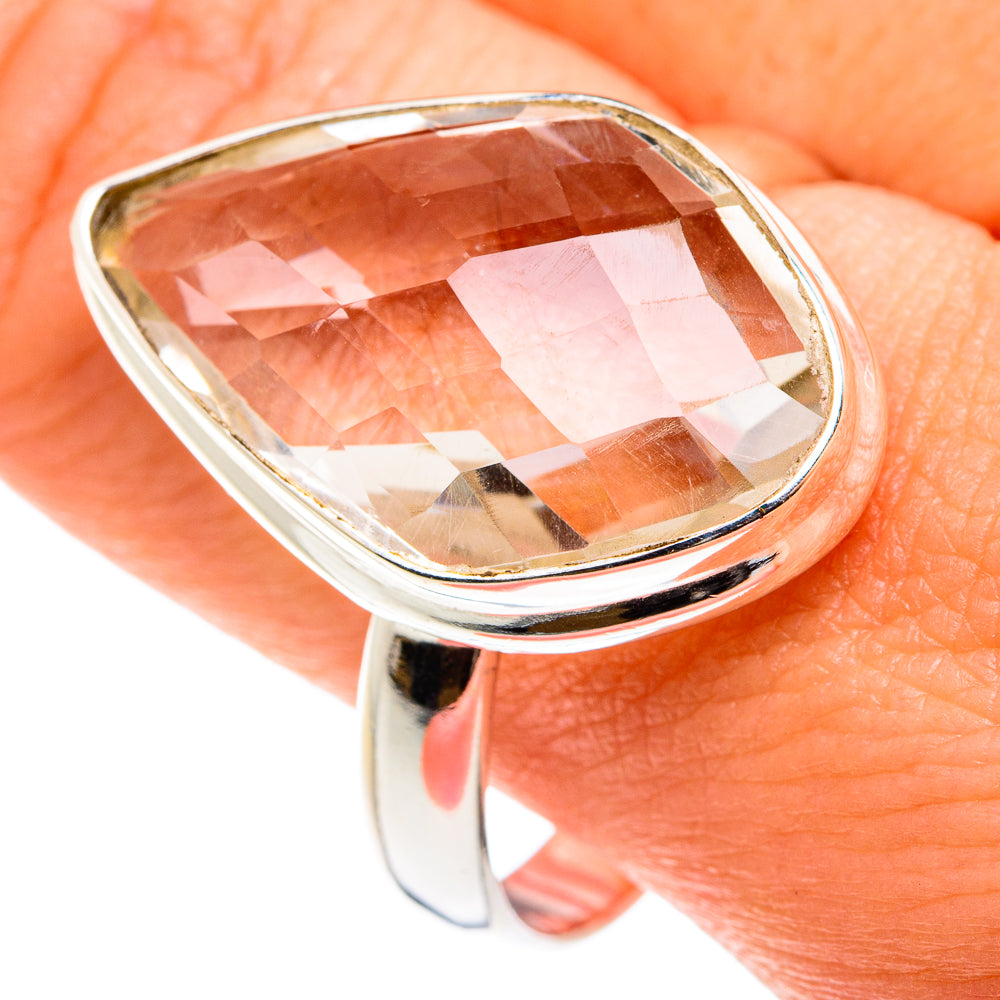 White Quartz Rings handcrafted by Anasilvercos - RING76475
