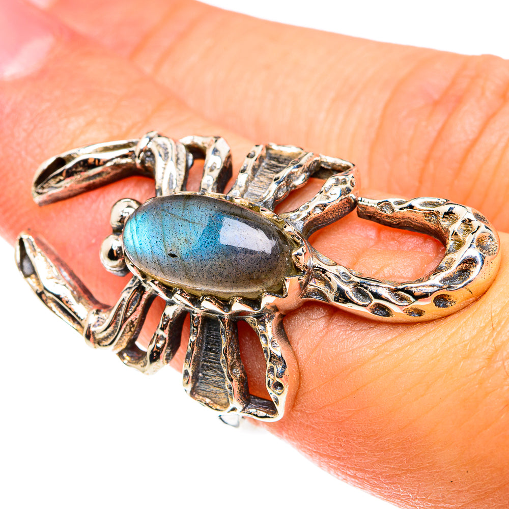 Labradorite Rings handcrafted by Anasilvercos - RING76484