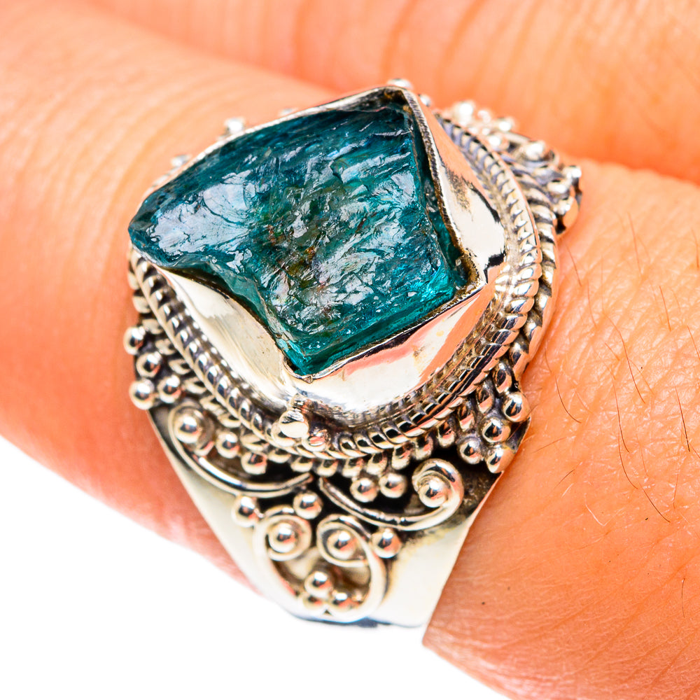 Apatite Rings handcrafted by Anasilvercos - RING76486