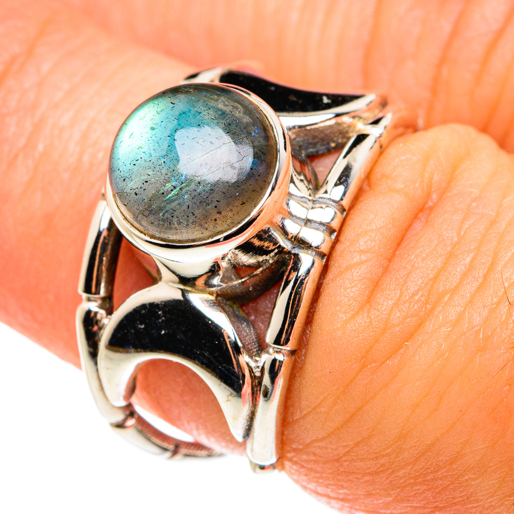 Labradorite Rings handcrafted by Anasilvercos - RING76487
