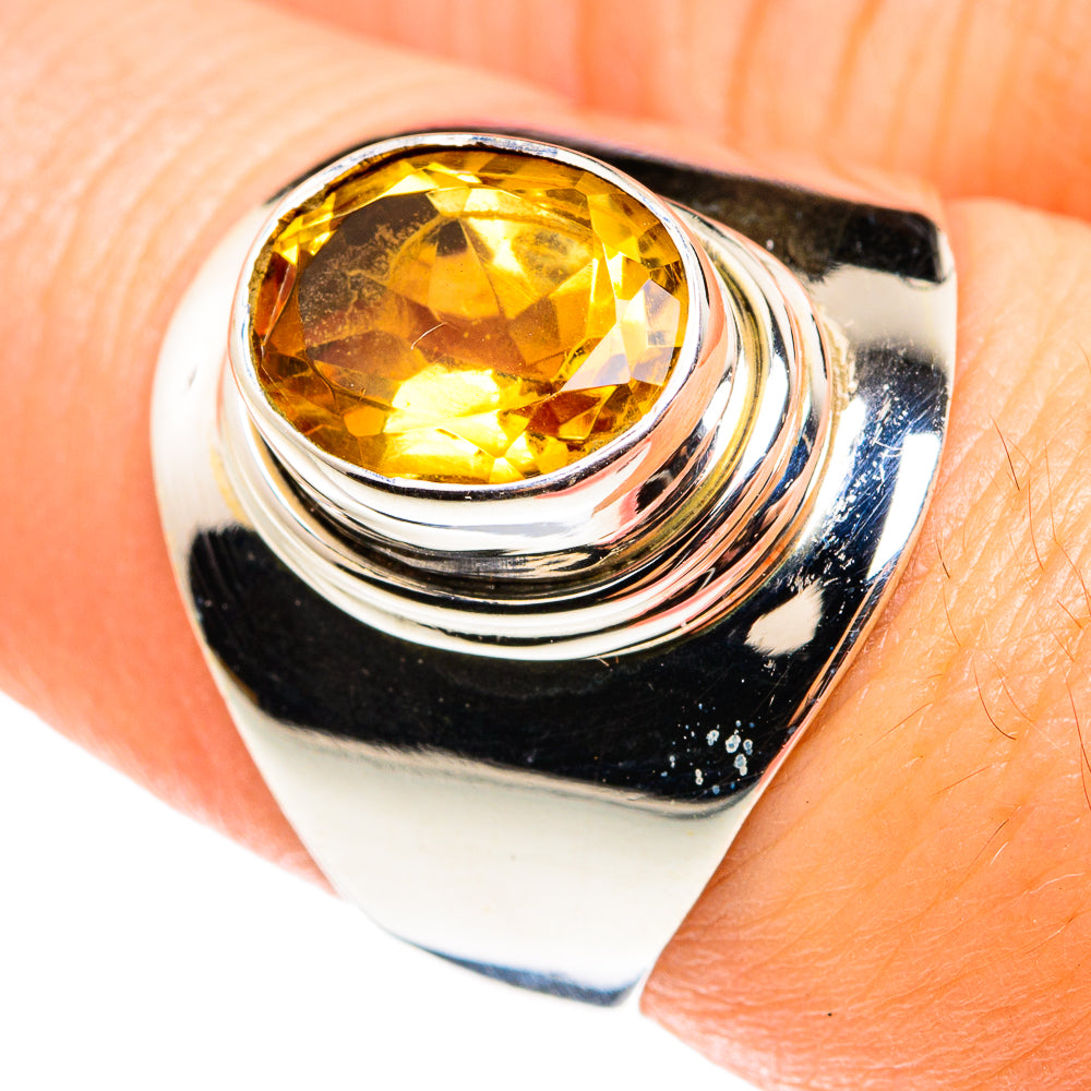 Citrine Rings handcrafted by Anasilvercos - RING76491
