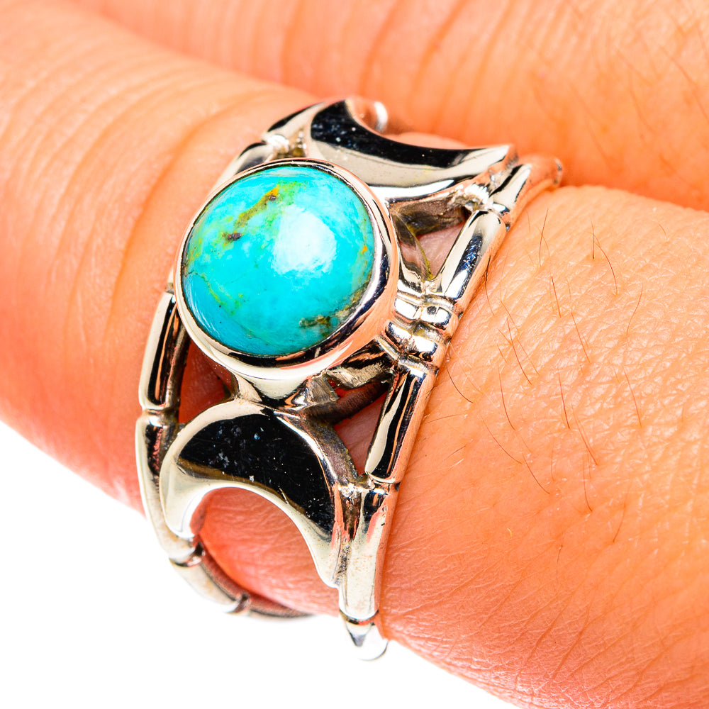 Chrysocolla Rings handcrafted by Anasilvercos - RING76507