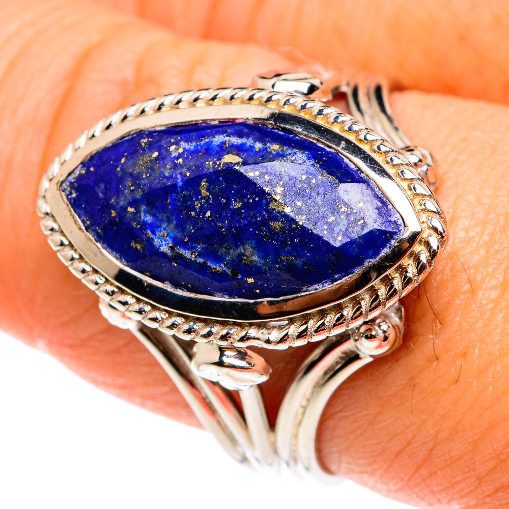 Lapis Lazuli Rings handcrafted by Anasilvercos - RING76514