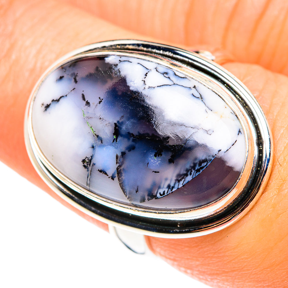 Dendritic Opal Rings handcrafted by Anasilvercos - RING76545