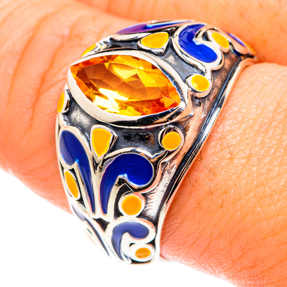 Citrine Rings handcrafted by Anasilvercos - RING76547