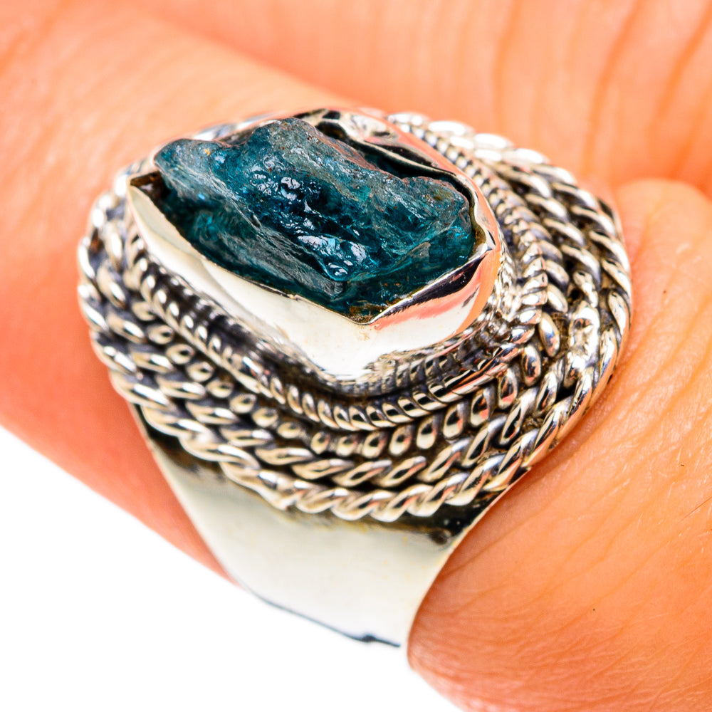Apatite Rings handcrafted by Anasilvercos - RING76548