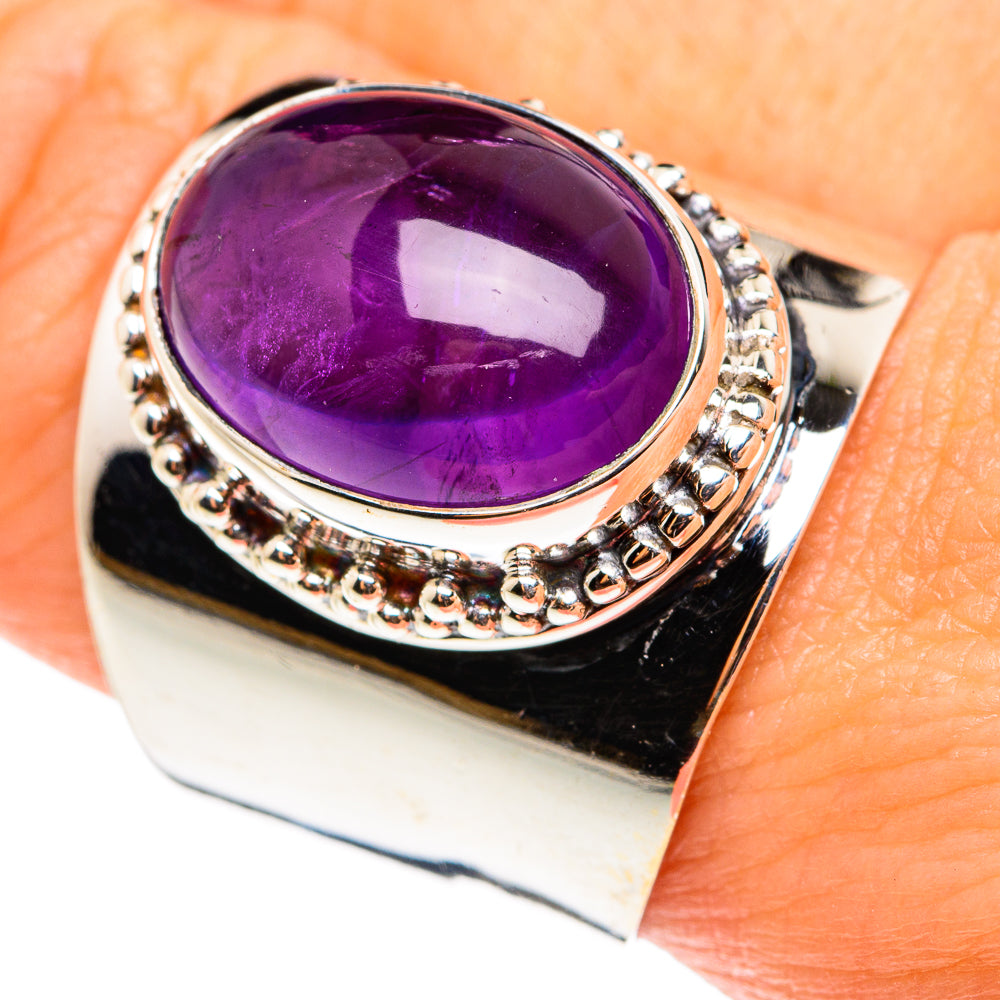 Amethyst Rings handcrafted by Anasilvercos - RING76574