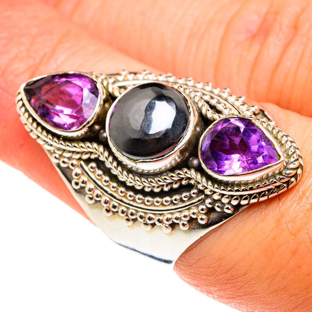 Hematite Rings handcrafted by Anasilvercos - RING76575