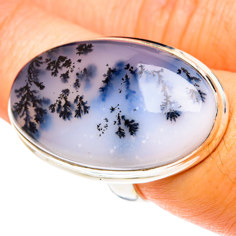 Dendritic Opal Rings handcrafted by Anasilvercos - RING76577