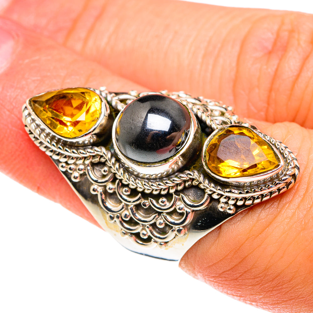 Hematite Rings handcrafted by Anasilvercos - RING76603
