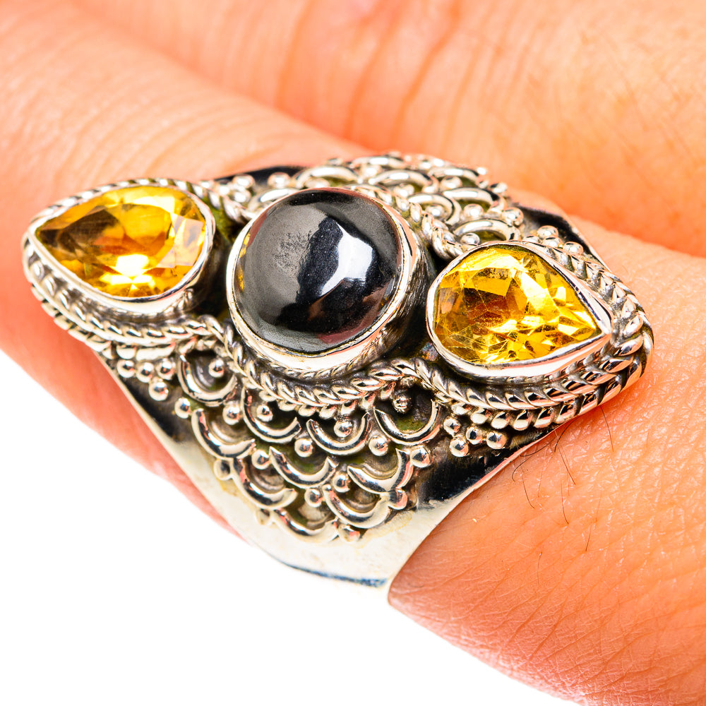Hematite Rings handcrafted by Anasilvercos - RING76634