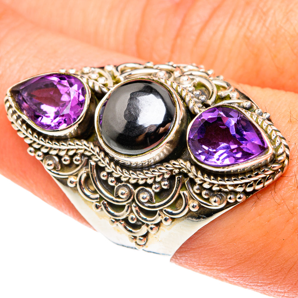 Hematite Rings handcrafted by Anasilvercos - RING76664