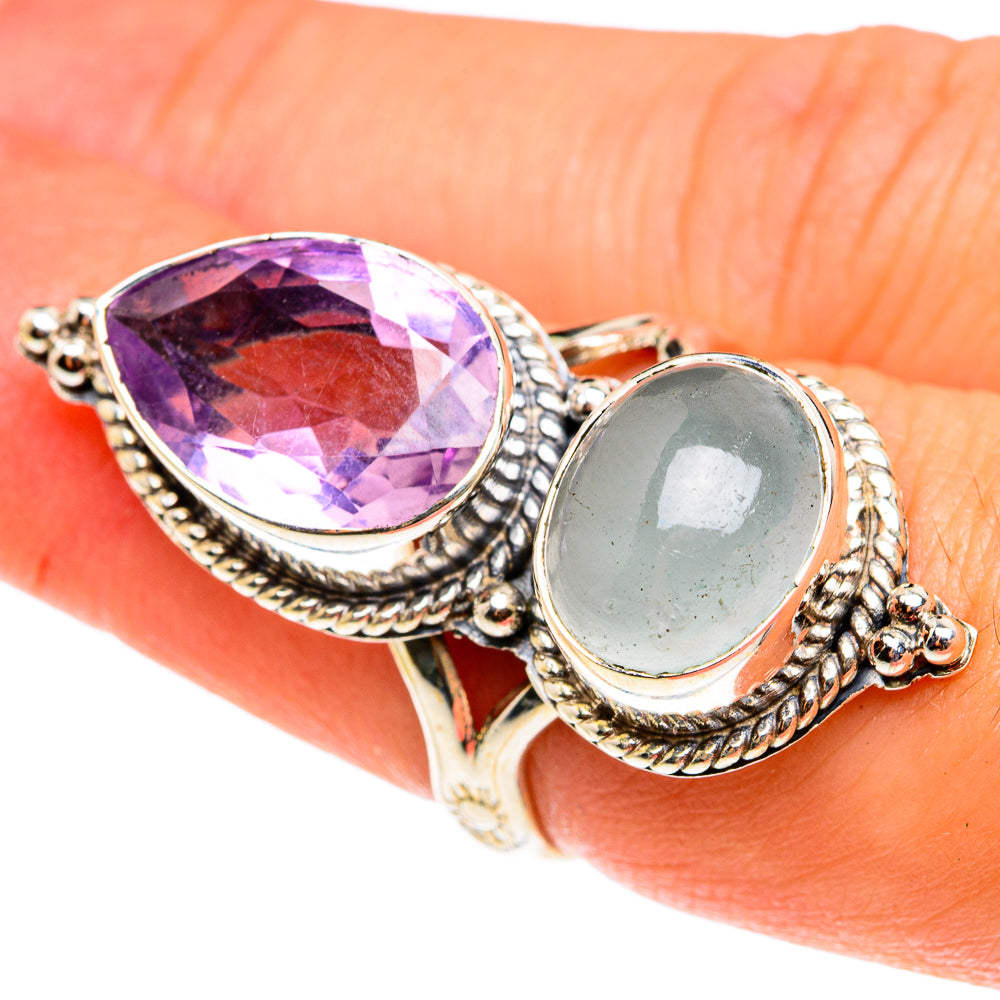 Amethyst Rings handcrafted by Anasilvercos - RING76665