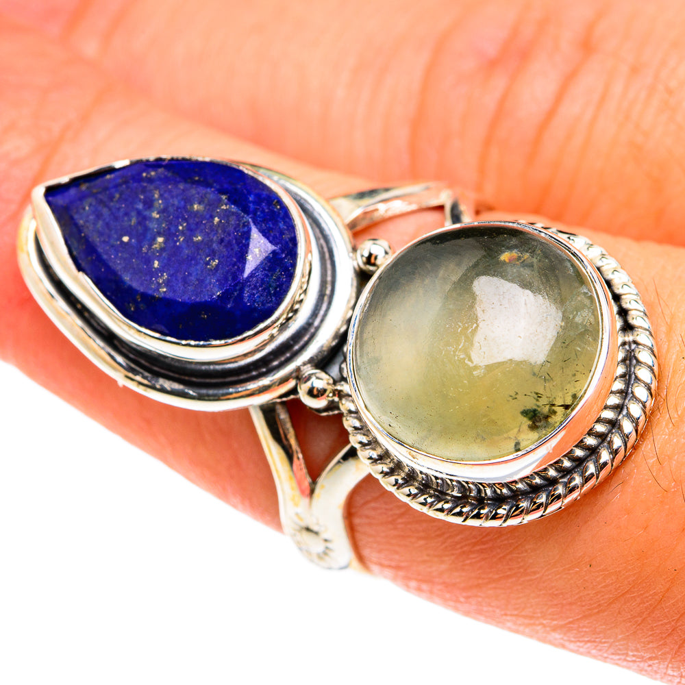 Prehnite Rings handcrafted by Anasilvercos - RING76666