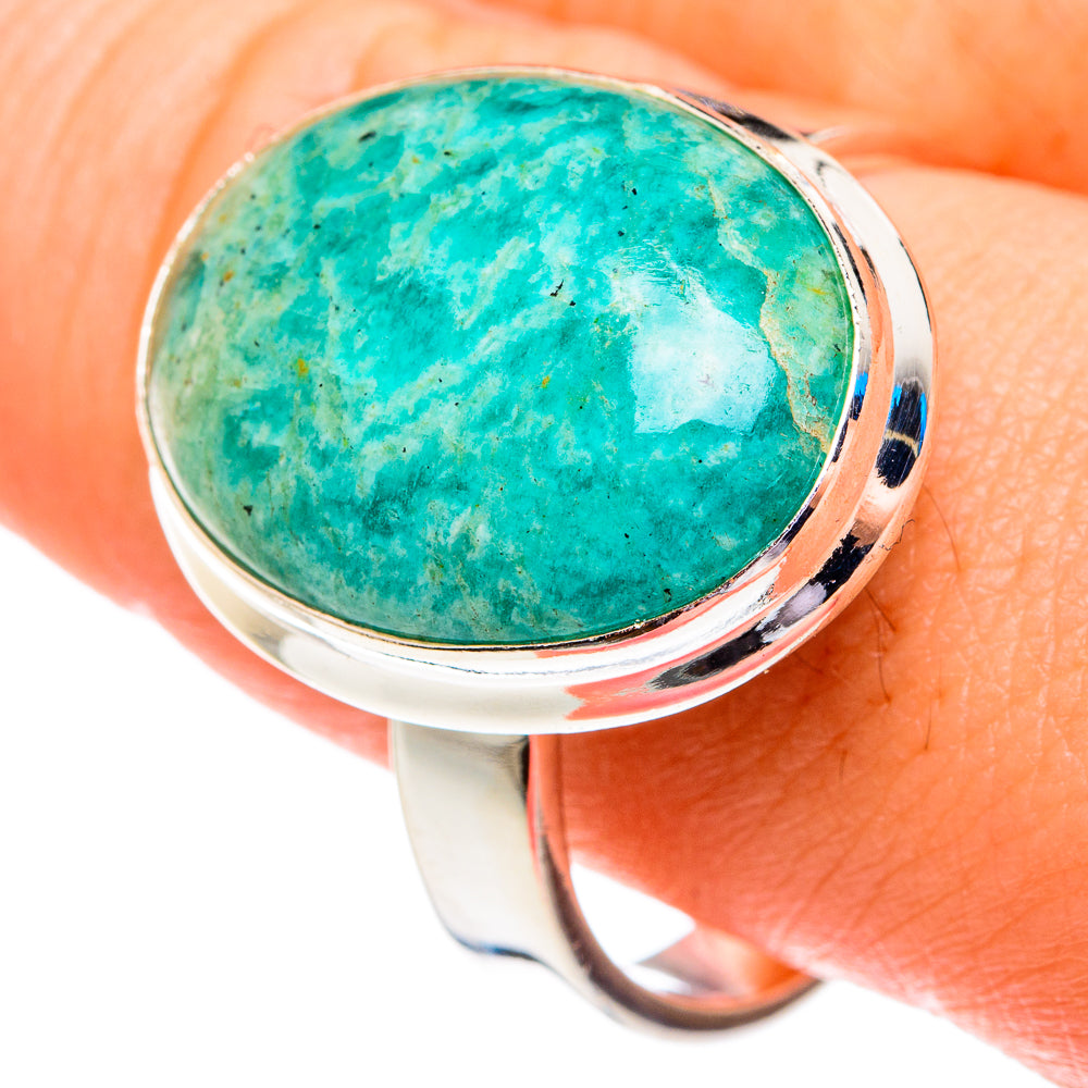 Amazonite Rings handcrafted by Anasilvercos - RING76677
