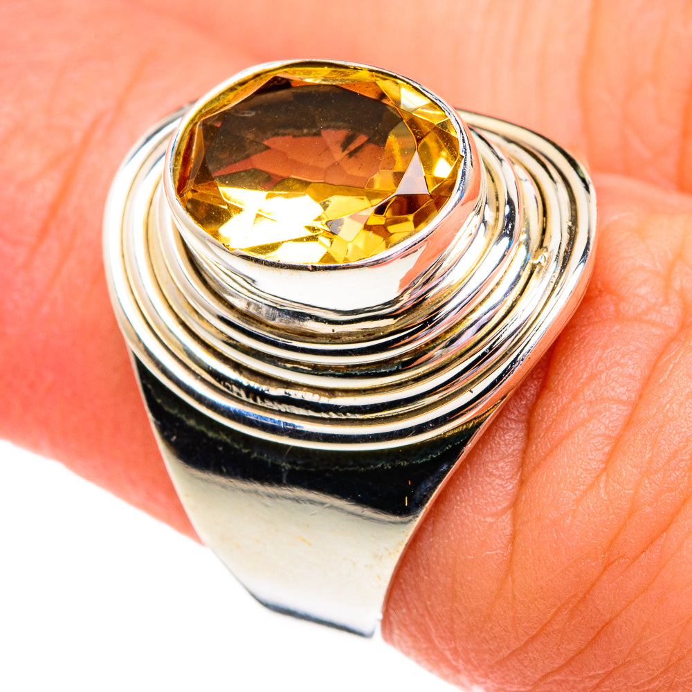 Citrine Rings handcrafted by Anasilvercos - RING76680