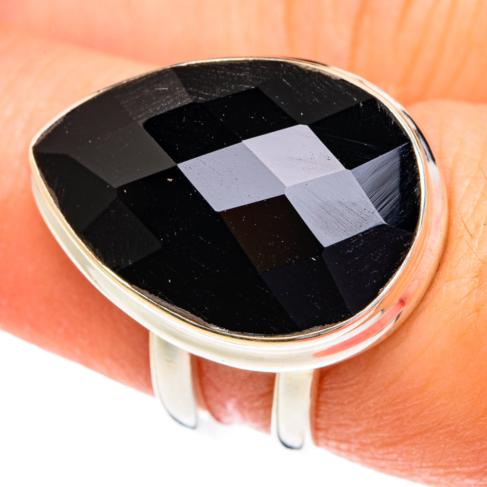 Black Onyx Rings handcrafted by Anasilvercos - RING76693
