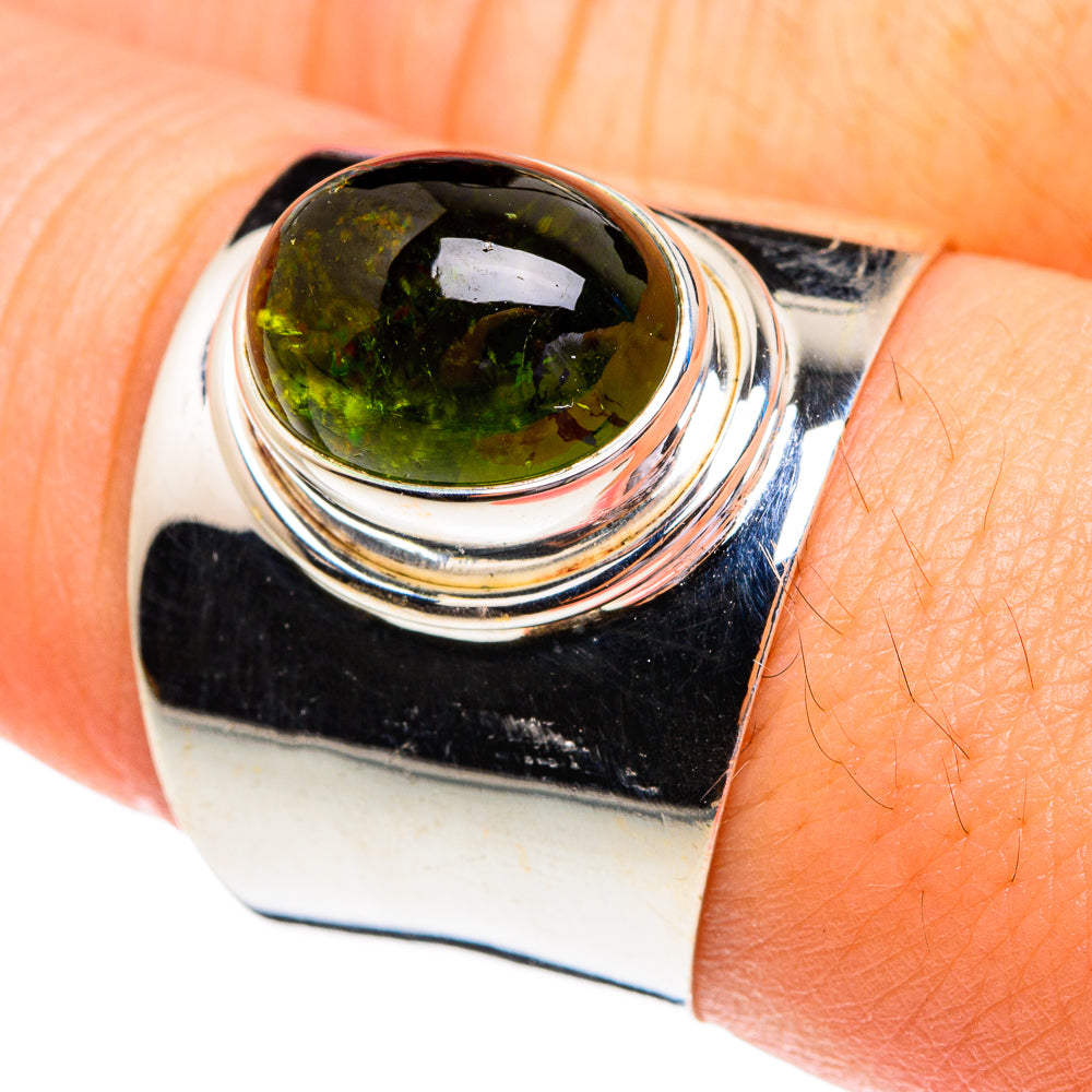 Green Aventurine Rings handcrafted by Anasilvercos - RING76706