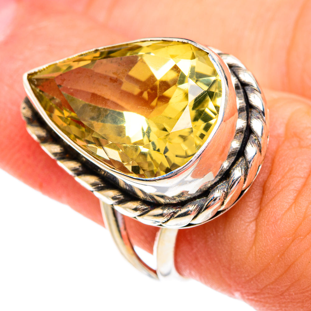 Citrine Rings handcrafted by Anasilvercos - RING76727