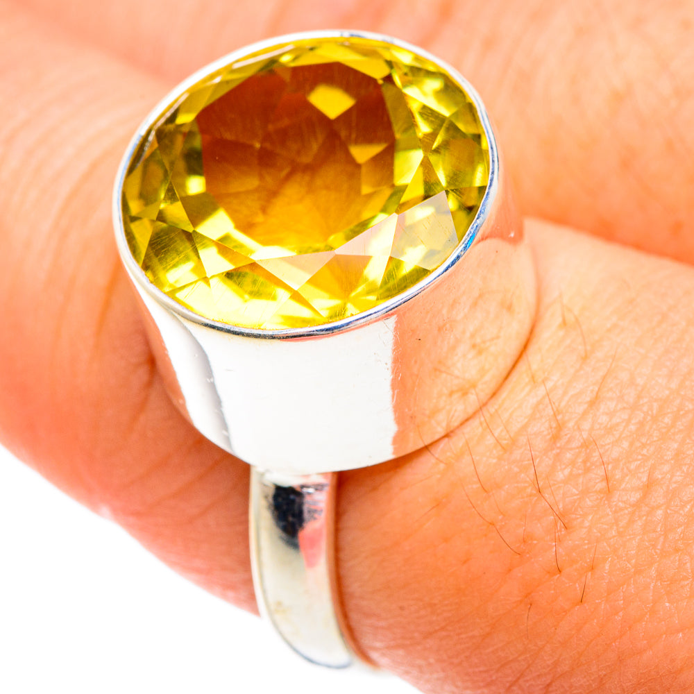 Citrine Rings handcrafted by Anasilvercos - RING76728